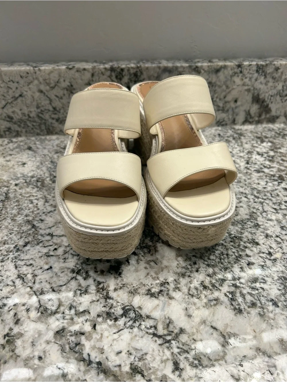Sam edelman Luca Espadrille platform wedge sandals Size 8